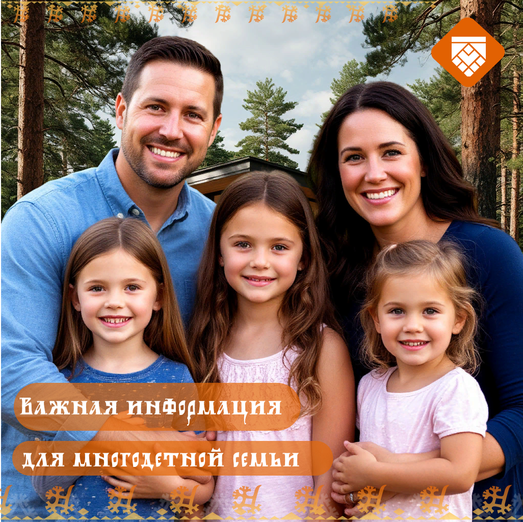 Важная информация для многодетной семьи